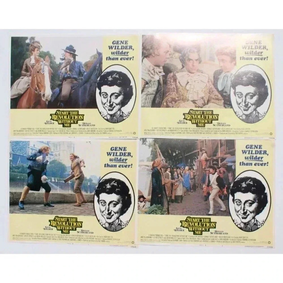 8 Vtg Start The Revolution Without Me Movie Promo Film Press Kit Lobby Card - Picture 2 of 3